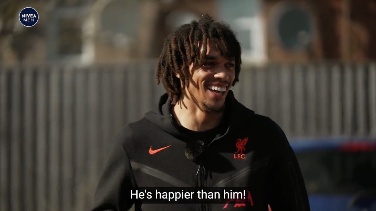 Dear Liverpool FC, presented by NIVEA MEN UK… Trent Alexander-Arnold surprises a lifelong Red, Imad Ali, who is helping bring the world together in the heart of our city through his World In One City tournament 🌎 One very special community ❤ #ad