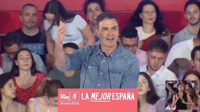 Su propuesta es derogar, derogar y derogar. Y nosotros decimos avanzar, avanzar y avanzar. Vamos a ganar las elecciones del próximo 23 de julio.