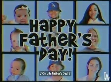 Happy Father's Day from your Los Angeles Dodgers!
