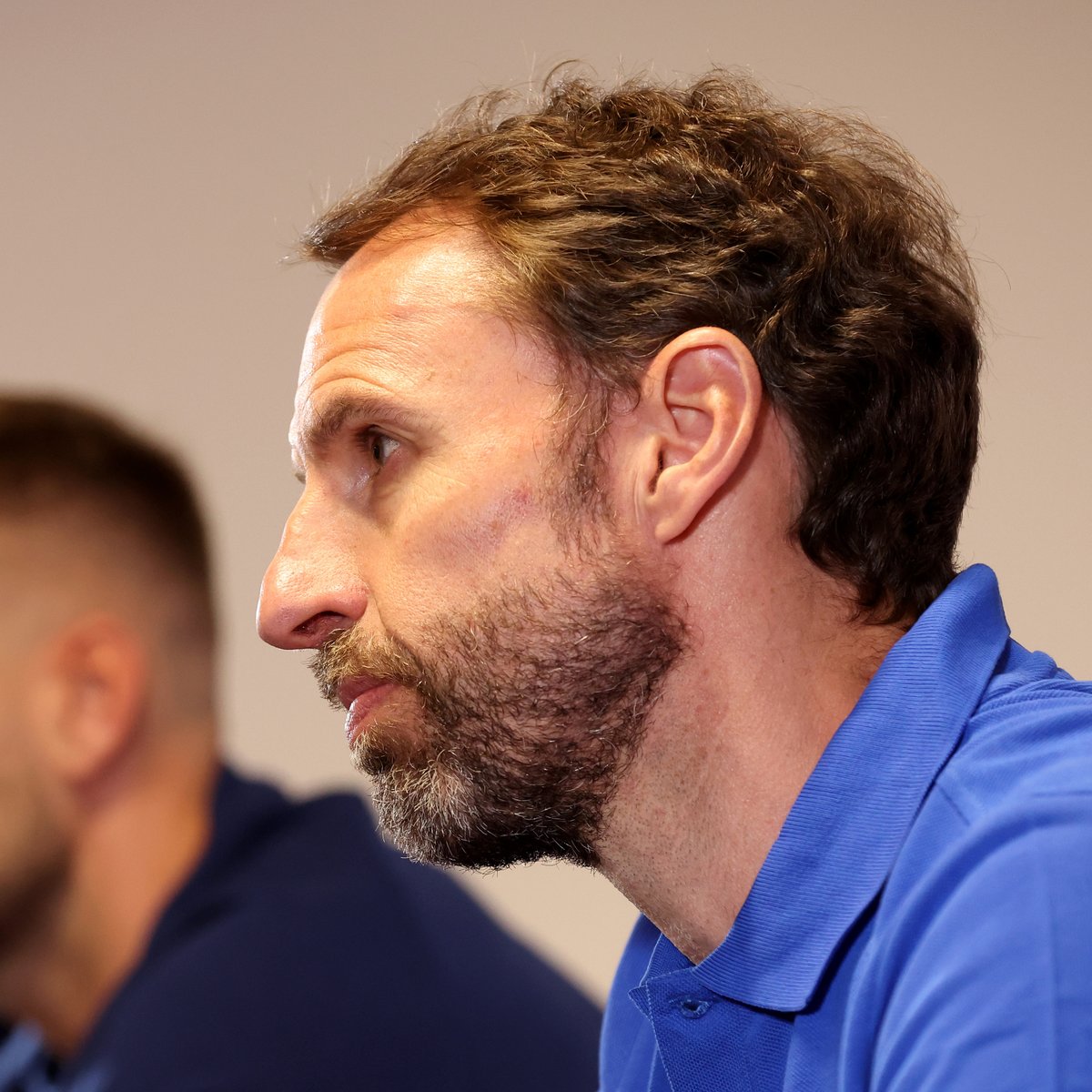 "The fact that it's a sell out is exciting for us." 🏟 Gareth Southgate looks forward to the #ThreeLions playing at a capacity Old Trafford on Monday night...
