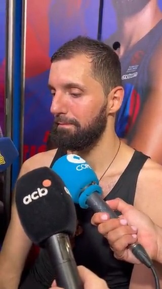 - "¿Podría ser tu último partido en el Palau? - Probablemente sí... Cuando lo pienso me pongo triste". Nikola Mirotic se sincera sobre si podría ser su último partido ante la afición blaugrana. #PlayoffLigaEndesa