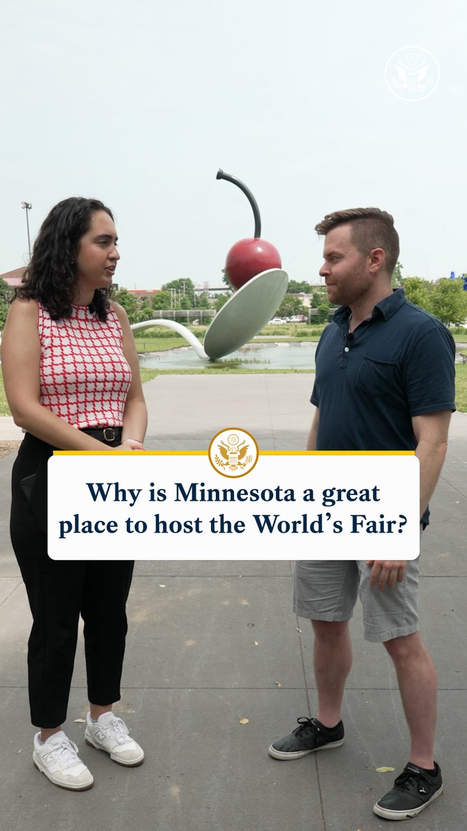 #StateOnTheStreet went to Minneapolis to hear directly from Minnesotans about what makes their home state the perfect choice for Minnesota USA Expo 2027. Let us know in the comments why you think the U.S. should host the next World Expo!