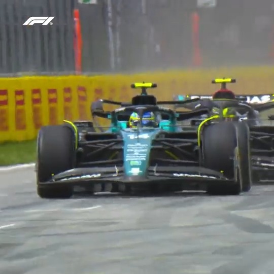 Duel of the GOATs 🐐⚔️🐐 Fernando Alonso makes his move on Lewis Hamilton! #CanadianGP #F1