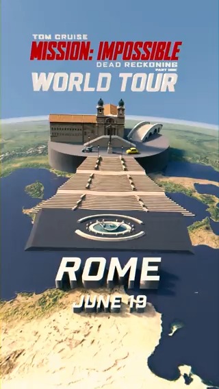 This mission is going global. Make sure to follow #MissionWorldTour and get the latest intel on all premieres of #MissionImpossible – Dead Reckoning Part One.