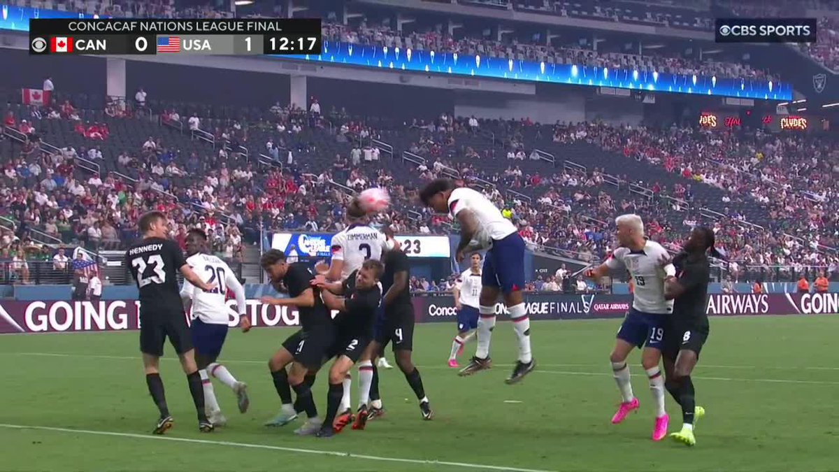 The first player to score his first #USMNT goal in a championship final: chris richards 🎥 » CBS Sports Golazo ⚽️