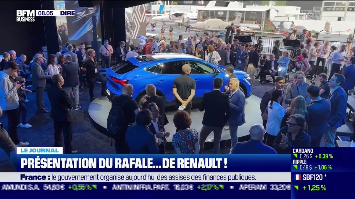 Au Bourget, Renault dévoile son nouveau SUV coupé: le Rafale