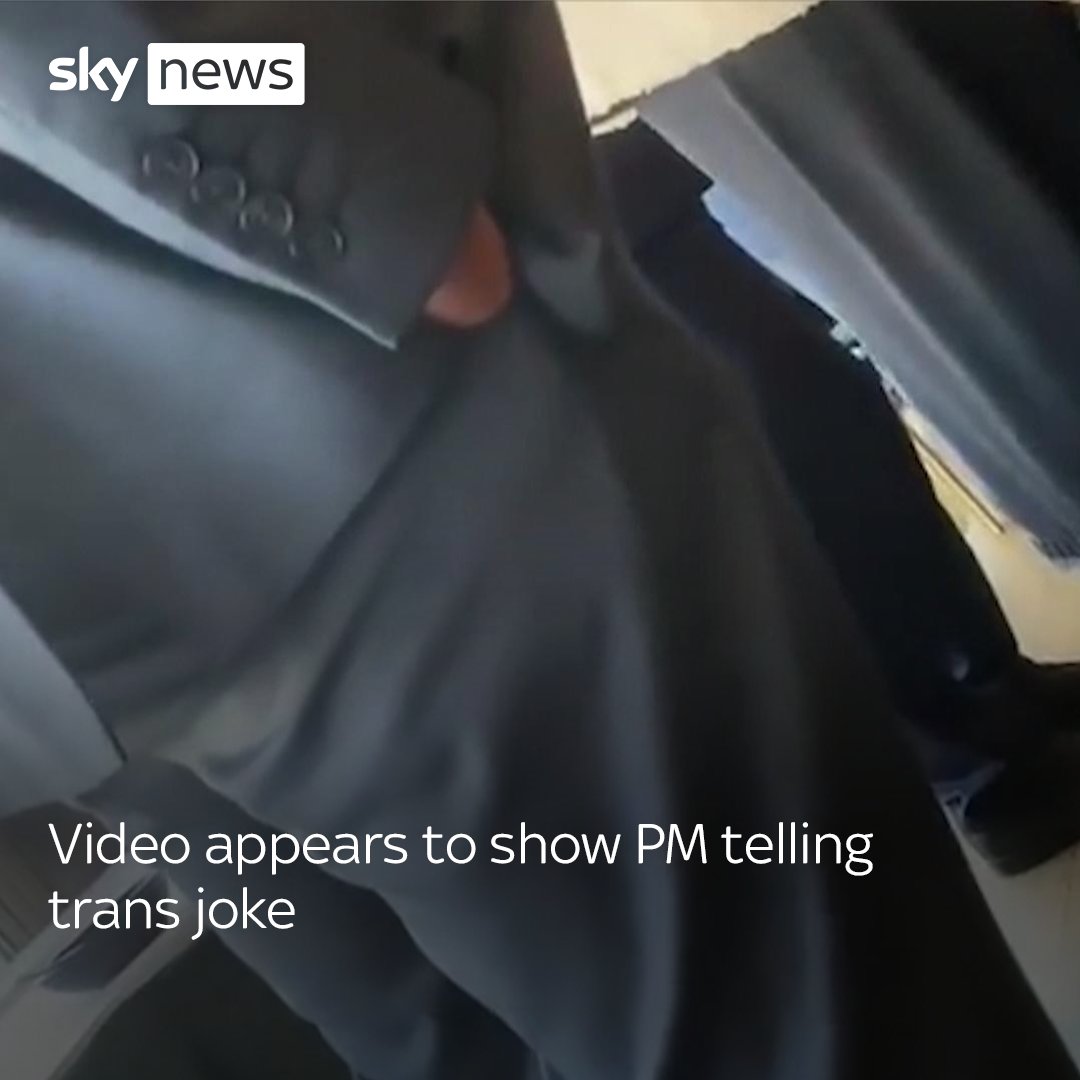 Pink News has acquired video appearing to show the Prime Minister telling a mocking joke about Ed Davey's support of trans people. In the clip, a voice presumed to be the PM is heard mocking Ed Davey for 'convincing everybody women have penises'.