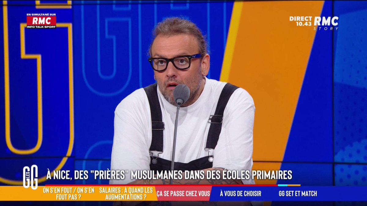 🤲 Des "prières" musulmanes dans des écoles primaires à Nice 📢 Bruno Poncet : "L'école est laïque et doit le rester. Si les gosses recommencent, faut les renvoyer ! Il est très inquiétant de voir des gosses de 10-11 ans parlent de religion !" #GGRMC