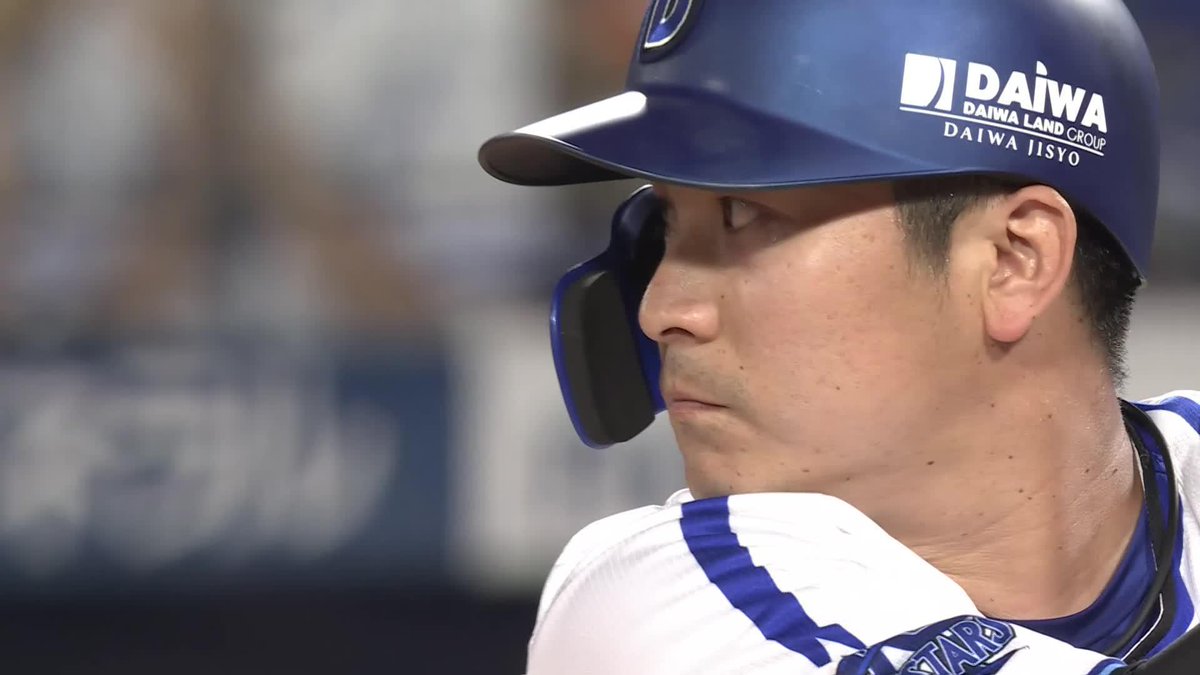 キャプテンの一振り💪 #佐野恵太 選手勝ち越し2点タイムリーヒット🙌🙌🙌 7回裏 DB 3 - 1 F #baystars
