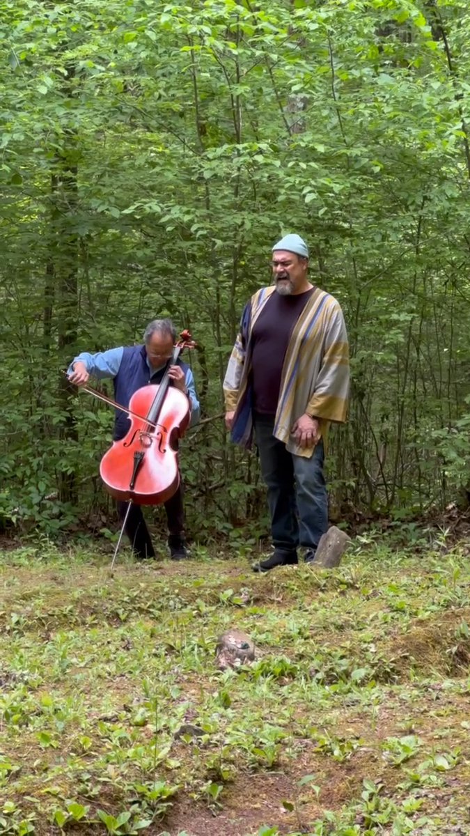 With Eric Mingus last month at Mingus Mill in GreatSmokyNPS From Eric: "Our shared history is complex, painful for some and shared by us all; if we hide aspects in order to make people feel comfortable, they aren't really learning."