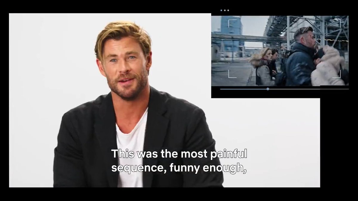 Chris Hemsworth and director Sam Hargrave break down how they shot one of the most epic chase scenes in Extraction 2.