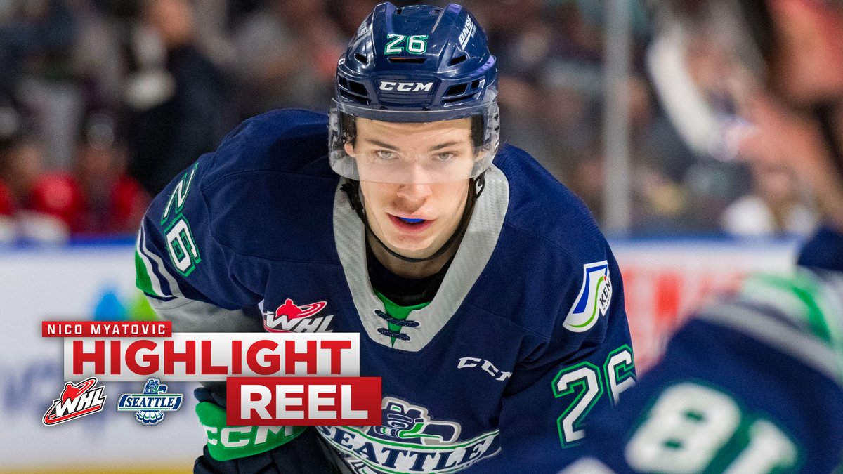 📽️ HIGHLIGHT REEL 📽️ MY OH MYATOVIC! Seattle Thunderbirds | #NHLDraft