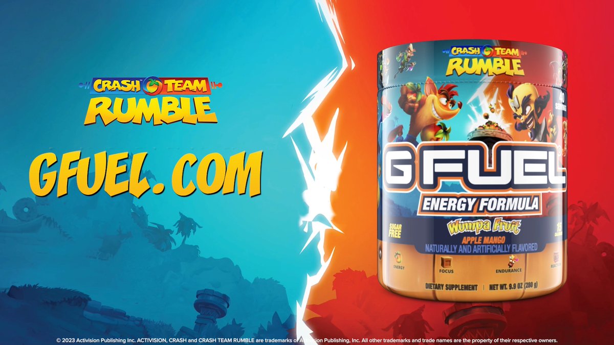 ๐งก ๐๐๐๐ + ๐๐ + ๐
๐๐๐๐๐ to win a Crash Bandicoot x #GFUEL โ๐๐๐๐๐ ๐
๐๐๐๐โ REMASTERED COLLECTOR'S BOX! WOAH! ๐คช 2 winners picked tomorrow in celebration of #CrashTeamRumble's June 20th launch! ๐๏ธ ๐๐๐ ๐๐๐๐๐: