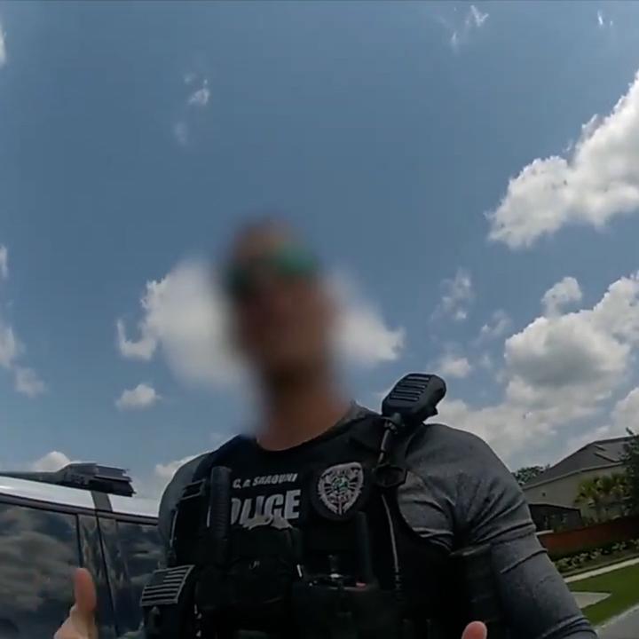 A Florida police officer was pulled over for speeding on his way to work. After failing to stop and then refusing to cooperate with a sheriff’s deputy who was pulling him over, he has been relieved of his duties, officials say.