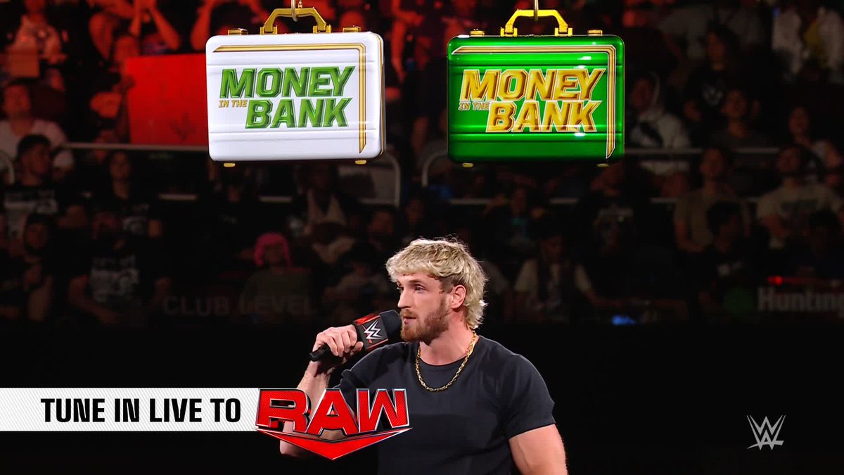 BREAKING: Logan Paul has officially been added to the Men's #MITB Ladder Match at WWE Money in the Bank live on Saturday, July 1 at The O2 in London!