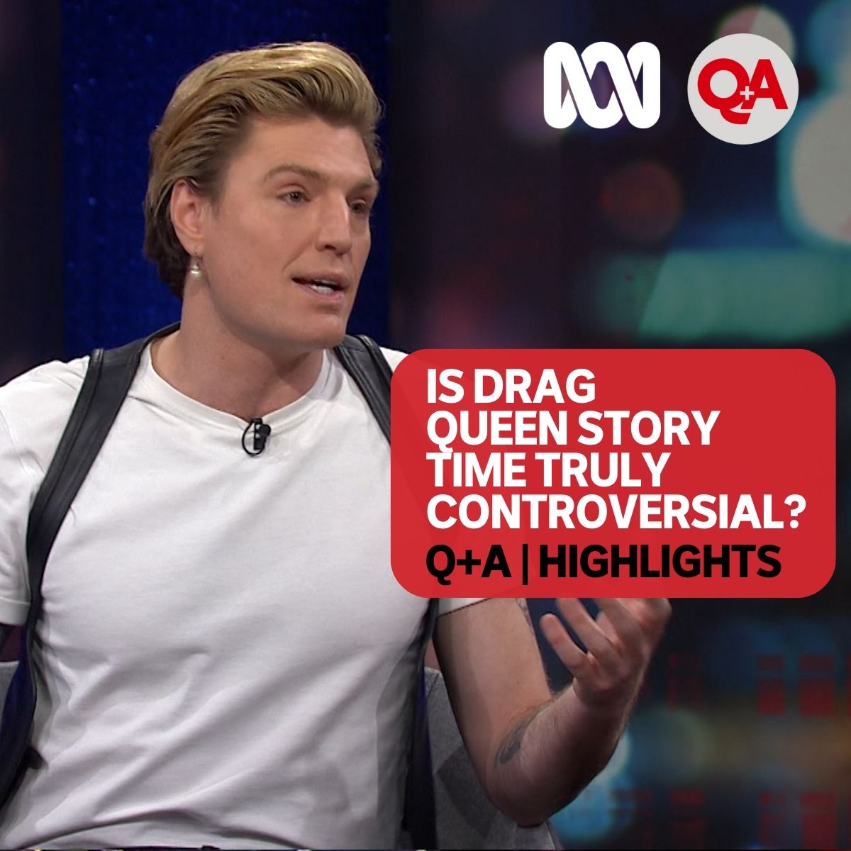 It opens kids' eyes to a world that is diverse and reflective of reality, and then it offers queer kids an opportunity to see themselves, says Reuben Kaye. Catch the full episode on ABC iview or #QandA's YouTube channel: