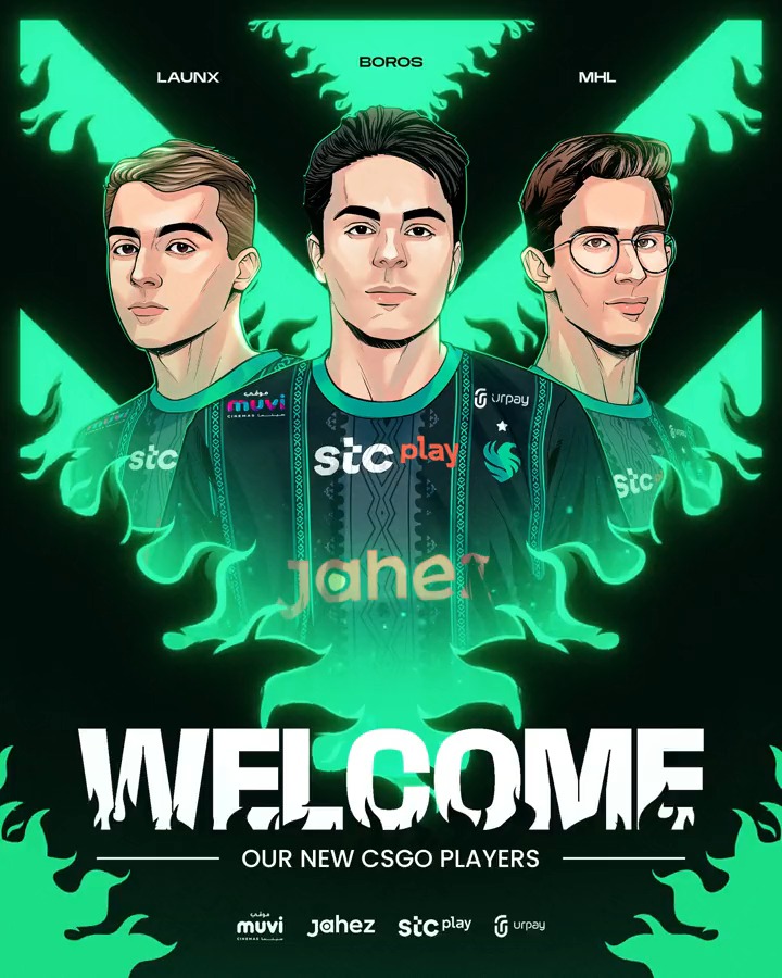 We’ve got our squad 🦅 💚 Please welcome our new CS:GO players : • FUT lauNX • BOROSCS • Miłosz Knasiak #FalconsAreHere