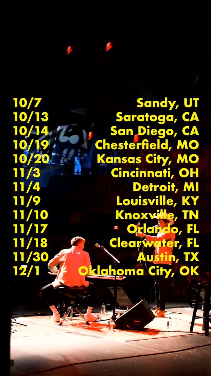 The Old Friends Acoustic Tour is indeed making a comeback this fall. Tickets go on sale this Friday, but if you text (615) 813-6585 or join the email list at we’ll send you the pre-sale code tomorrow morning.