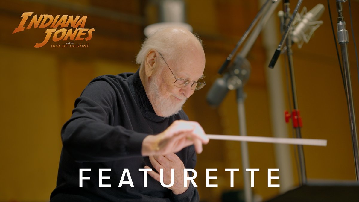 John Williams, the legendary man behind the music. In 10 days, experience #IndianaJones and the Dial of Destiny only in theaters. Get tickets now: