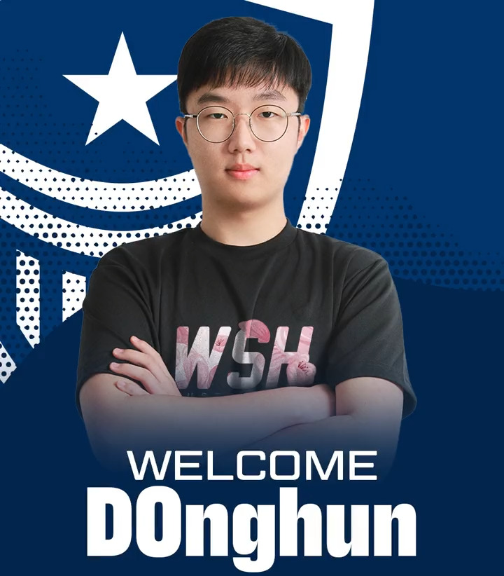[Welcome, D0nghun] After leaving a mark in EU, NA &amp; KR Contenders with his stellar support gameplay, he’s ready to conquer the big league! 🐸 Join us in welcoming 동훈 to the team! 🎉 #JusticeIsServed