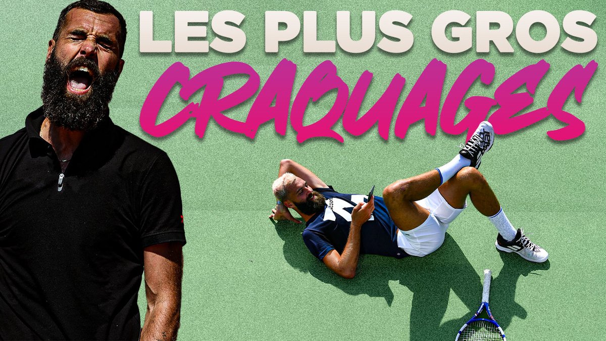 🎾💢 Cassages de raquettes, insultes,... Les plus gros CRAQUAGES de Benoit PAIRE ! #BestOf