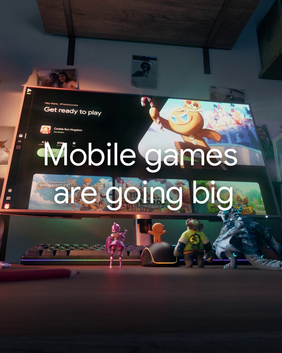 Mobile gaming is going BIG. Like…desktop big. Download #GooglePlayGames and experience uninterrupted gaming bliss across mobile and PC: #MobileGaming #PCGaming