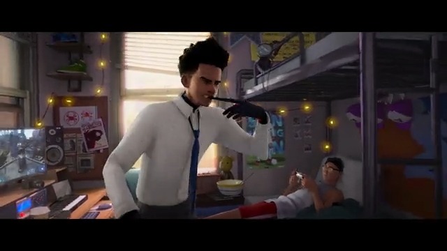 The clip of Ganke playing ‘SPIDER-MAN 2’ in ‘ACROSS THE SPIDER-VERSE’ has been released. Pre-order here:
