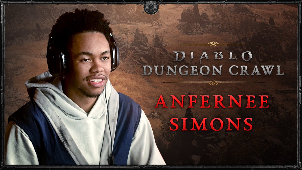 💀 Anfernee Simons and Khleo Thomas battle through the Carrion Fields of #DiabloIV. Diablo Dungeon Crawl episode 2 is out now.