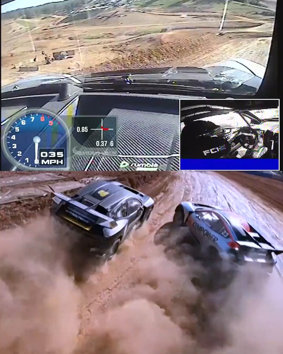 Kevin’s a madman 😵 Pulling the handbrake at 102+ MPH with a backwards entry is taking balls of steel to a new level 🦾