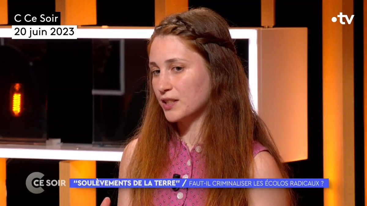 « Je ne comprends pas la dissolution. Il y a dérive autoritaire car on est tous qualifié de terroriste ce qui nous sort totalement du champ possible du dialogue. » Léna Lazare ⏚ Militante Les Soulèvements de la terre La suite : ➡️ 🎧en podcast