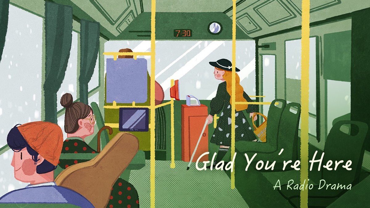 "Colors aren't just for the eyes, they can be felt as well." The #radiodrama "Glad You're Here" draws inspiration from the story of Xiao Jia, a blind makeup artist.