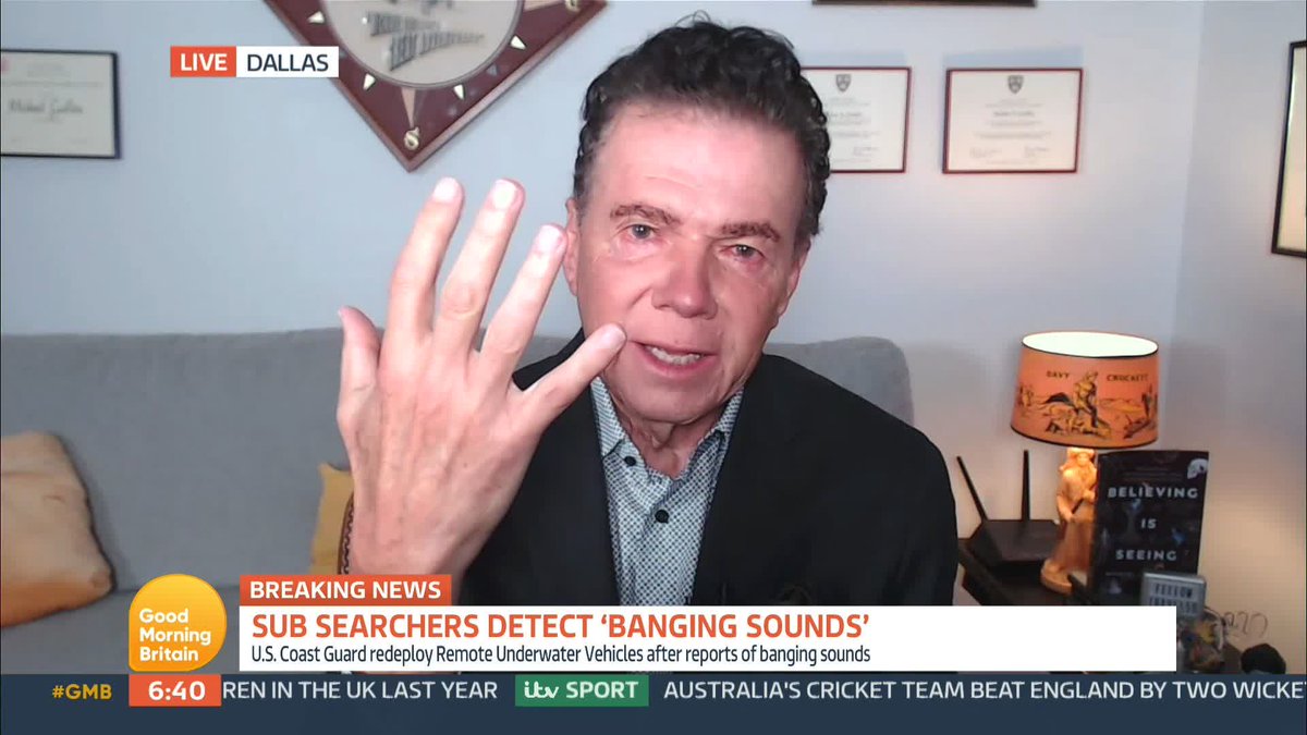 Scientist Dr. Michael Guillén recounts his experience of visiting the wreck of the Titanic 23 years ago, where his submarine lost control and got stuck. Luckily, they made it back safely. He prays for the same outcome for the missing Titan sub crew.