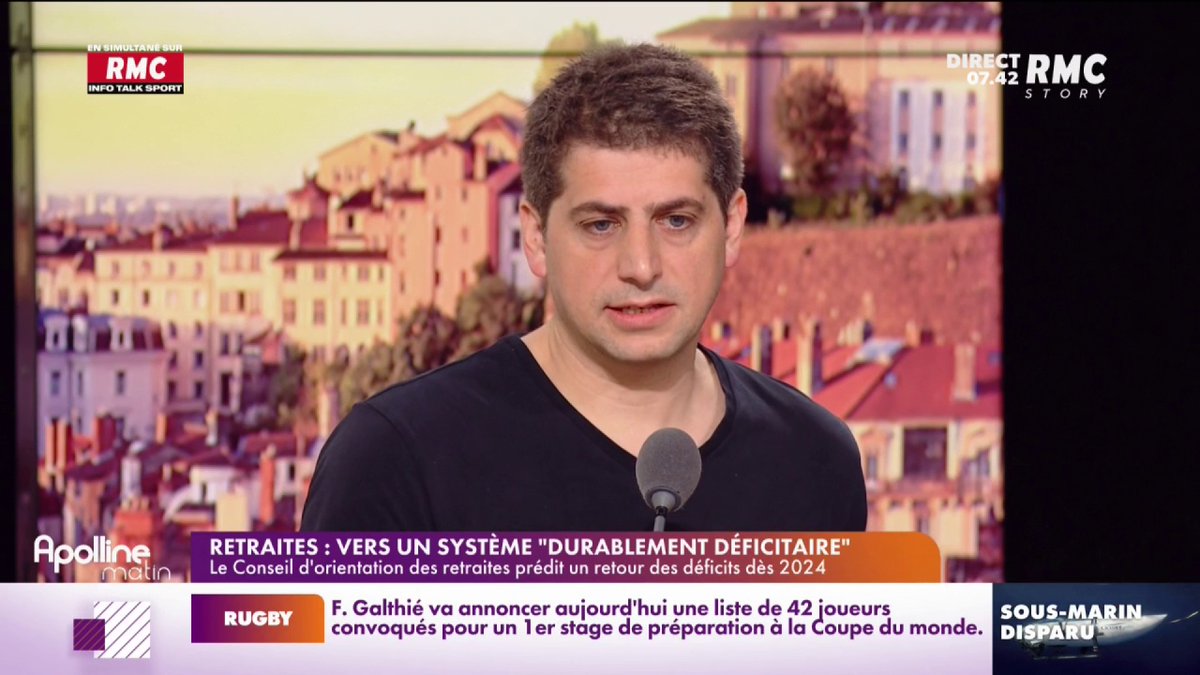 🎙 "Lorsque le gouvernement a présenté les comptes de la réforme des retraites, il a compté deux fois certaines recettes. Une faute à quatre milliards d'euros." Michaël Zemmour, économiste #ApollineMatin