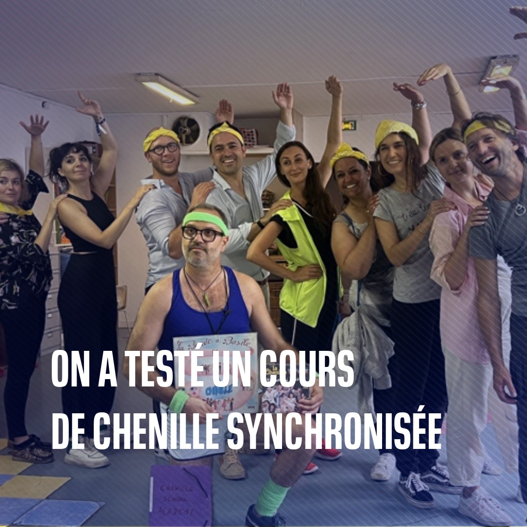 🐛 Une fois par semaine, Vincent propose des cours de chenille synchronisée à Paris 😁 On a testé une séance mêlant bonne humeur, rythme et coordination