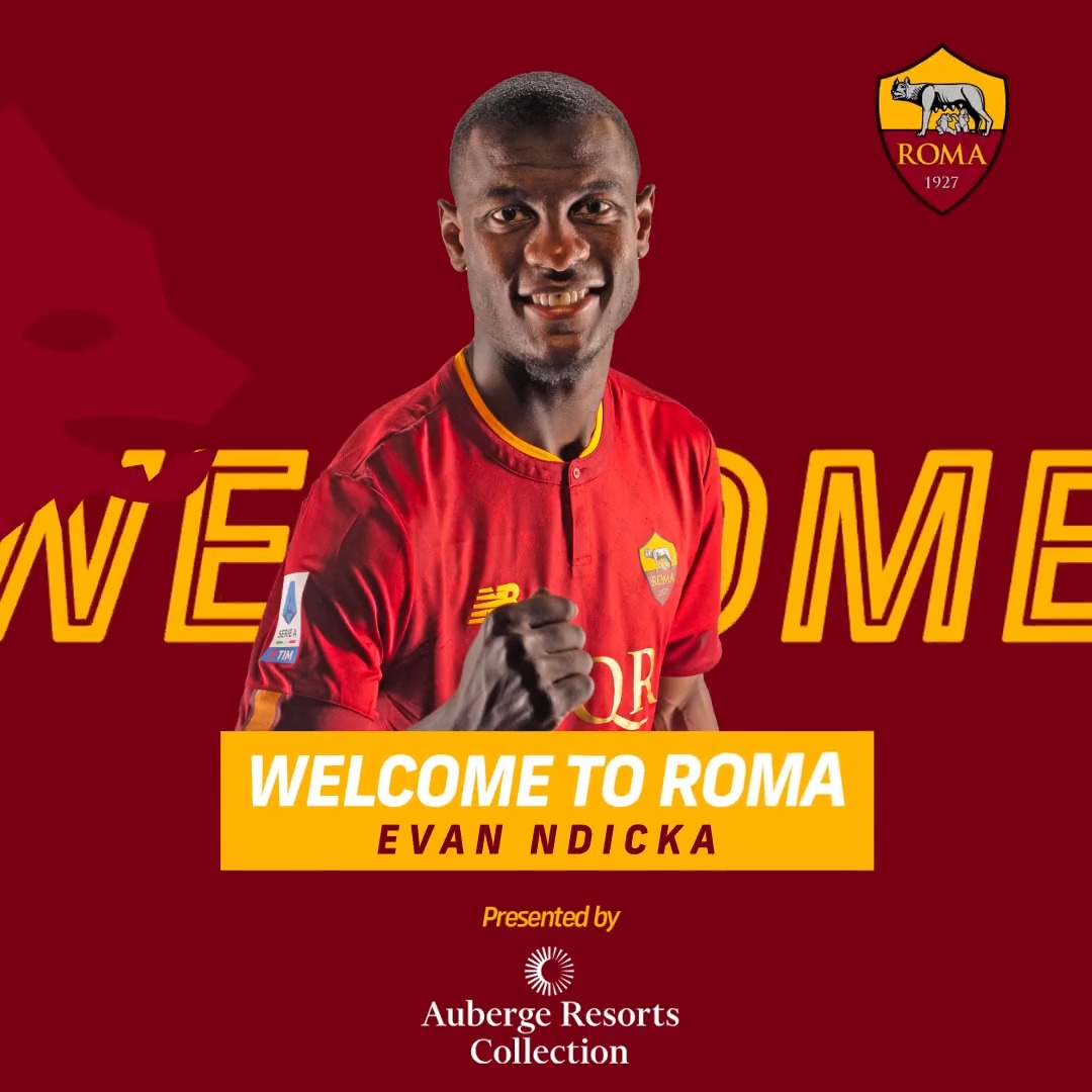🤝 Benvenuto alla Roma, Evan Ndicka! 🇨🇮 #ASRoma
