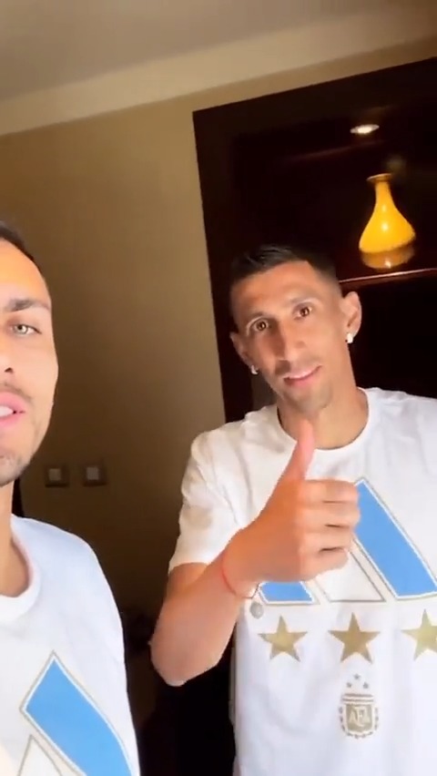 #Paredes "Nos vemos el 25 de junio ... y llevo a un amigo.." Lea llevará a Ángel #DiMaría a #LaBombonera a la despedida de #Riquelme.💙💛💙