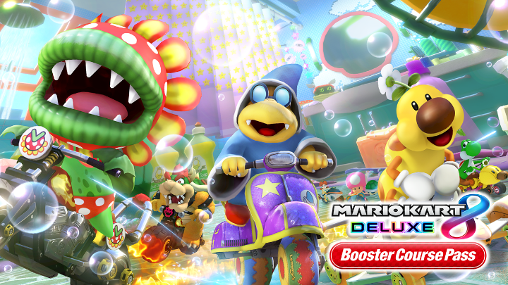 Wave 5 of the #MarioKart 8 Deluxe - Booster Course Pass races in this summer with 8 more courses, including the all-new Squeaky Clean Sprint, and 3 more returning characters! •Petey Piranha •Wiggler •Kamek Get the Booster Course Pass today: