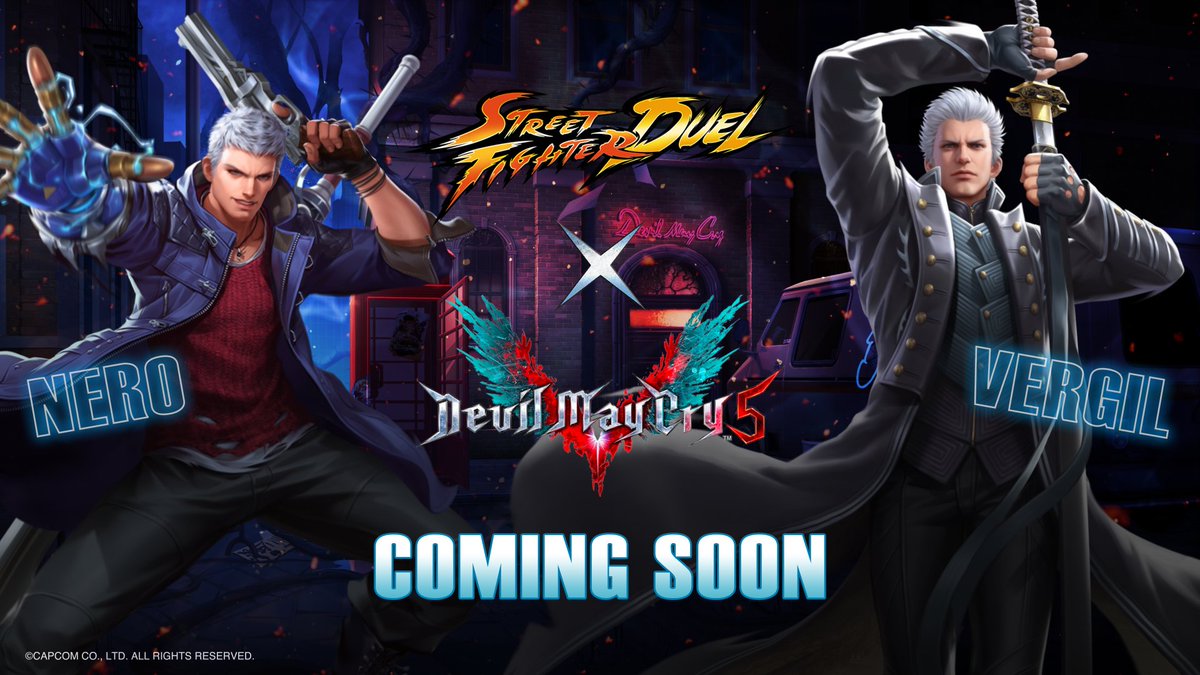 Can you feel the storm, World Warriors? It's approaching fast; we must prepare for the second Street Fighter: Duel x Devil May Cry collaboration! 😈👊