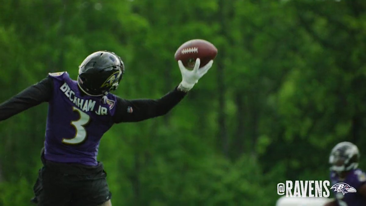 OBJ doing OBJ things 🔥 (via Baltimore Ravens)