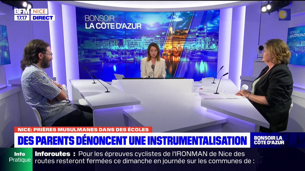 💬 Laeticia Siccardi, co-présidente de la FCPE des Alpes-Maritimes et Arthur Leduc de la CGT Éducation dénoncent "l'instrumentalisation de nos enfants" par des politiques après la dénonciation de prières dans des écoles par le maire de Nice