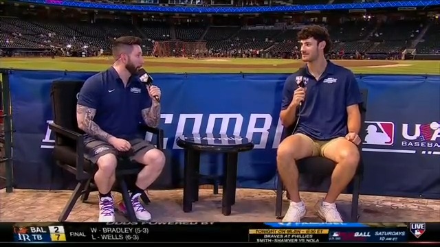 .Bryce Eldridge is a legit two-way threat heading into the upcoming MLB Draft 👀 The 18-year-old prospect caught up with Jared Carrabis at Chase Field to talk through his mindset growing up both as a hitter and pitcher.