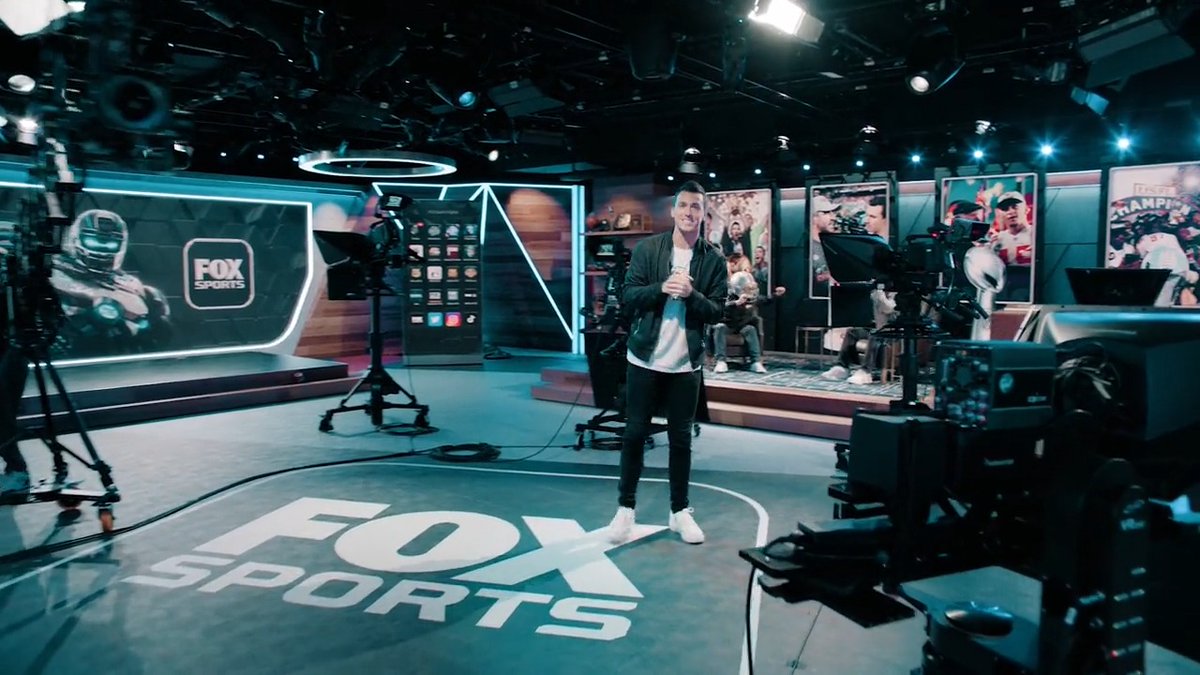 Welcome to the brand-new, state-of-the-art FOX Sports Digital Stage D! 😍🎥 Come along as Ben Verlander and Alex Curry show you everything the studio has to offer.