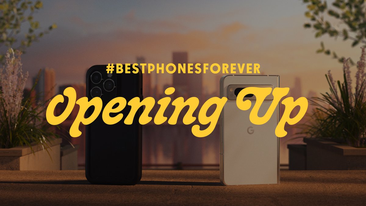 Something new is unfolding for the #BestPhonesForever