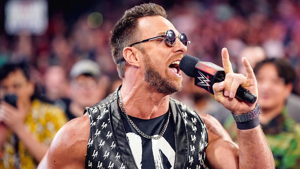 .LA Knight takes his #MITB Ladder Match opponents to task with a verbal beatdown. YEAH! #WWERaw