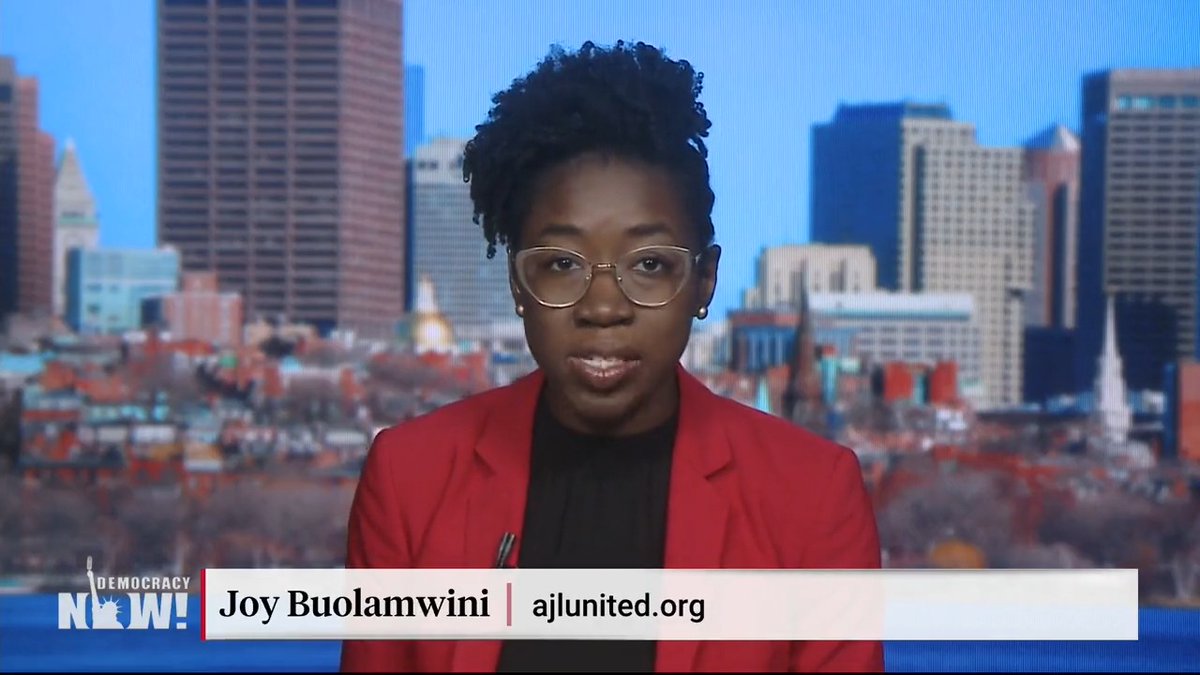 Computer scientist Dr. Joy Buolamwini, founder of Algorithmic Justice League, was among experts who spoke to President Biden recently about the risks of artificial intelligence. She says it was an important discussion "focused not just on what AI can do … but centering how it's impacting real people."
