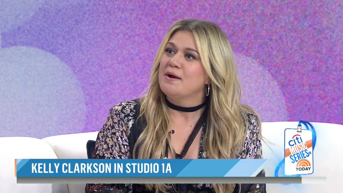#KellyClarkson is here with us this morning! Kelly Clarkson is talking all about her highly personal album #chemistry #mineme, her decision to move The Kelly Clarkson Show to New York City soon, her outlook on dating, and more.