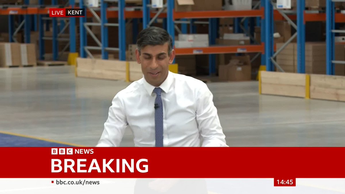 "All of you need to have trust in your politicians" PM Rishi Sunak tells business leaders in Kent he's "a different kind of politician" and wants to "change things"