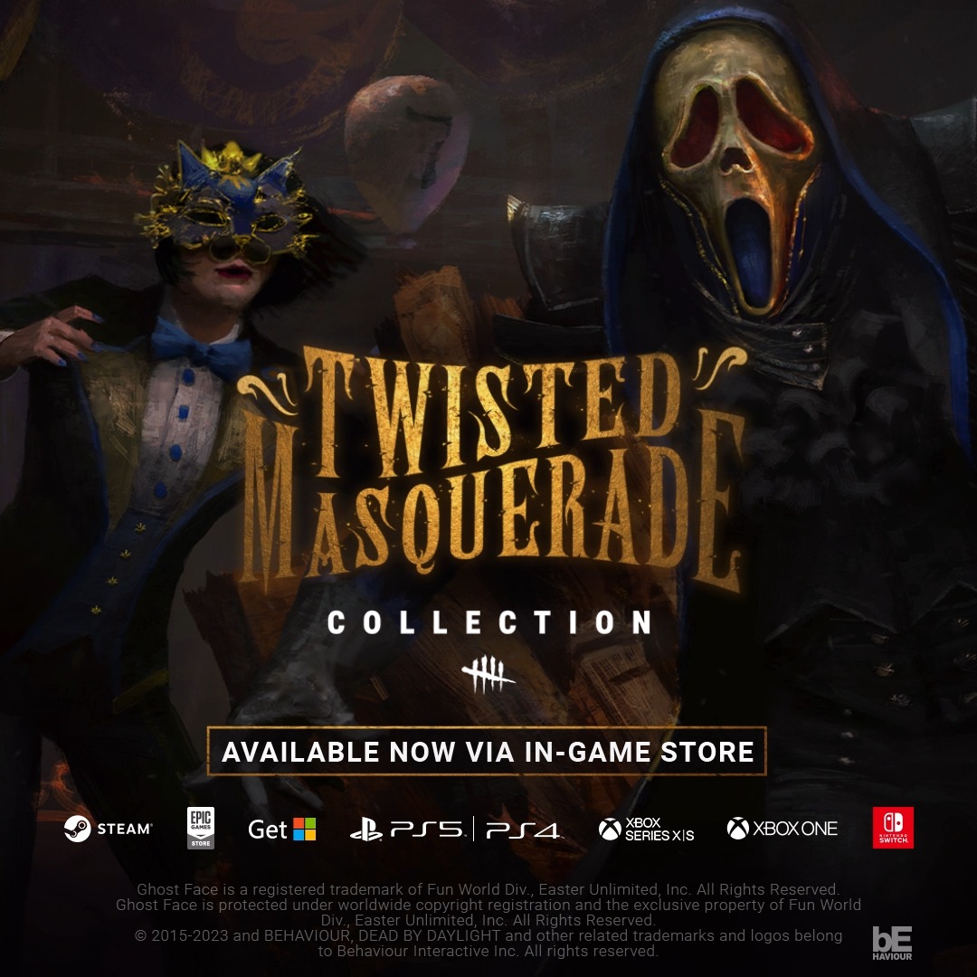 The table is set, the decorations are lavish, and the Outfits are to die for. Celebrate Dead by Daylight’s Year 7 Anniversary with these masquerade-ready Outfits for The Ghost Face and Feng Min, available for a limited time from June 22nd, 2023 until July 13th, 2023.