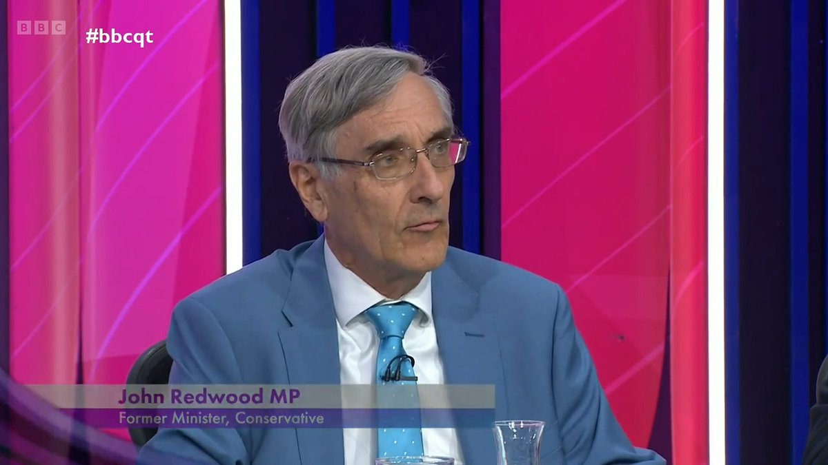 “How much is the cost of living crisis down to Brexit?” “Well it’s not at all” The Conservatives’ John Redwood responds to this #bbcqt audience member’s question, noting that a fall in inflation “should be coming quite soon” #bbcqt