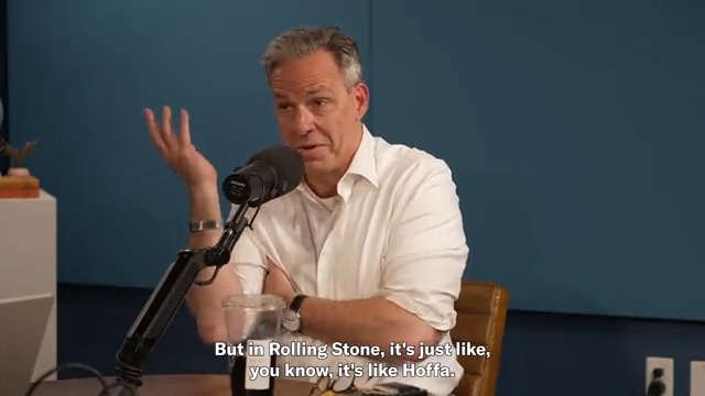 "I just dealt with [Robert F. Kennedy Jr.] and he was so dishonest in that [reporting] experience. And since then he lies about the experience frequently as an example of how the media is co-opted by Big Pharma." —Jake Tapper 🦅